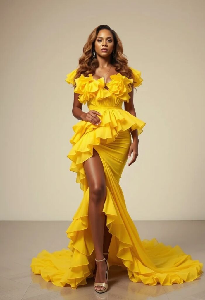 Beyoncé's Yellow Dress from the Hold Up Music Video