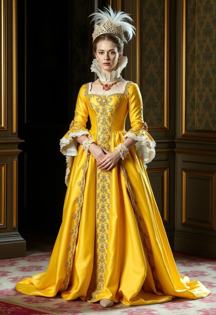 Queen Elizabeth I's Yellow dress from Elizabeth The Golden Age