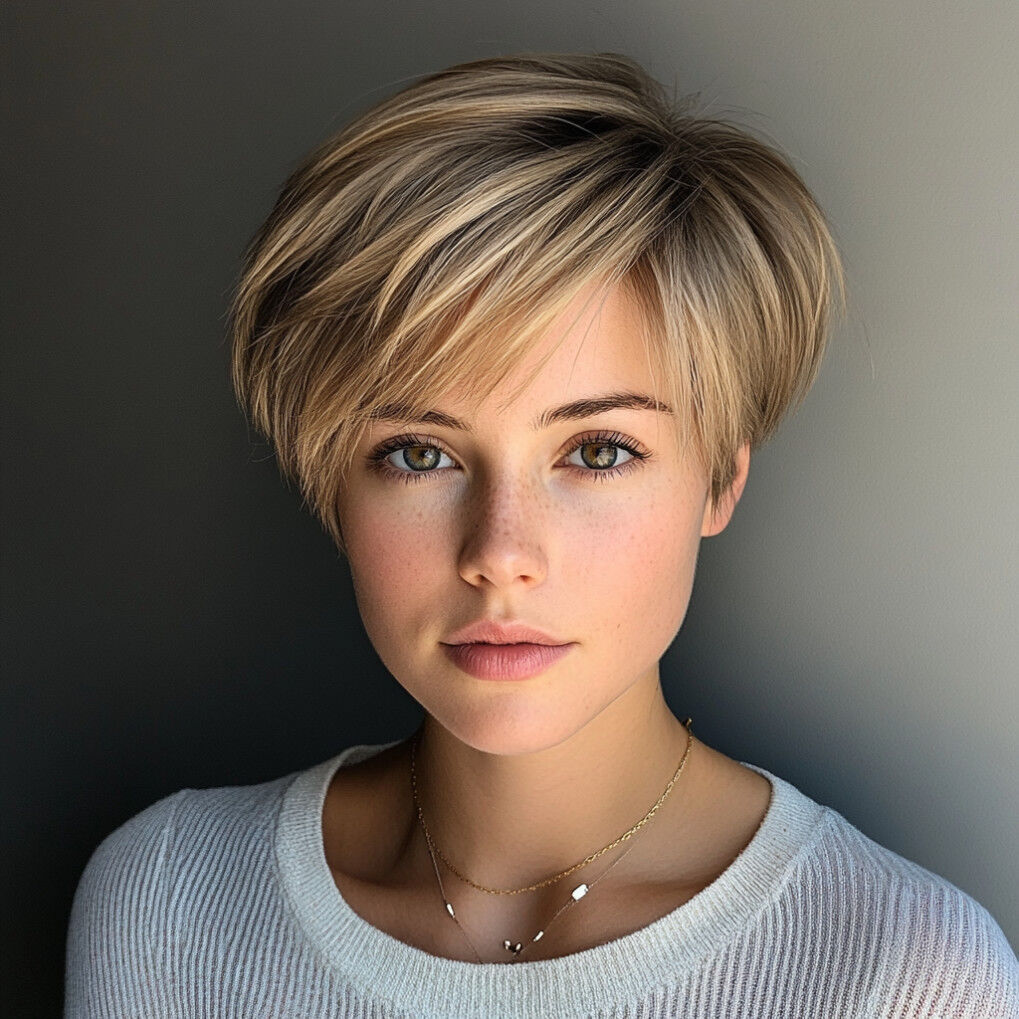 The Side-Swept Pixie