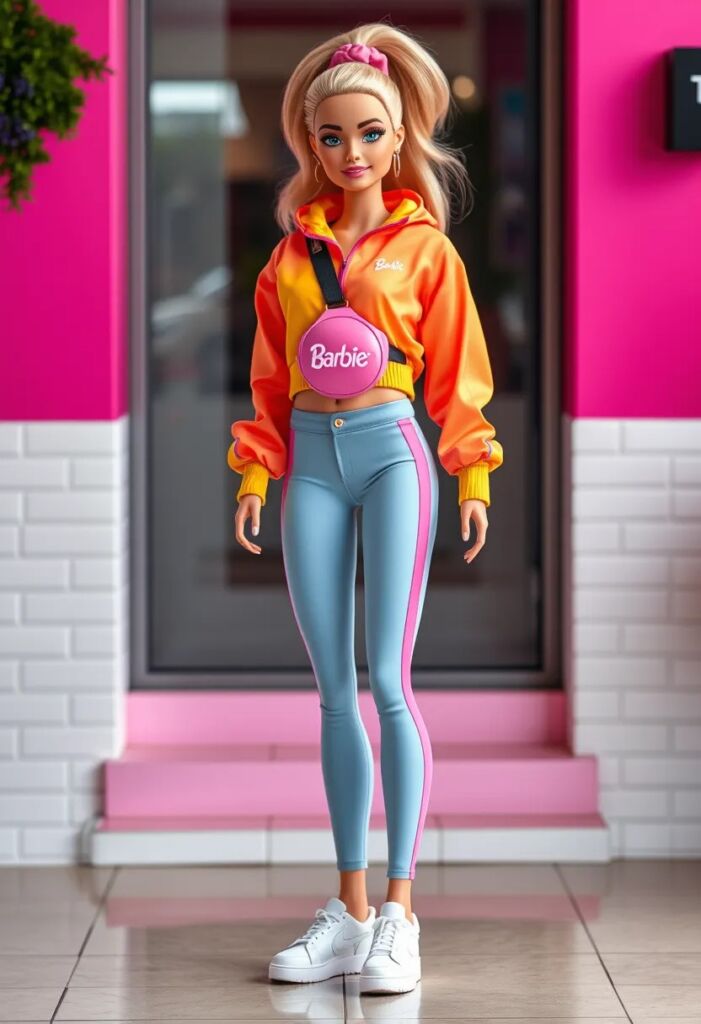 Athleisure Chic Sporty Spice Barbie