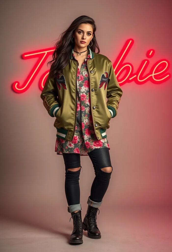 Bomber Jackets Sporty Edge