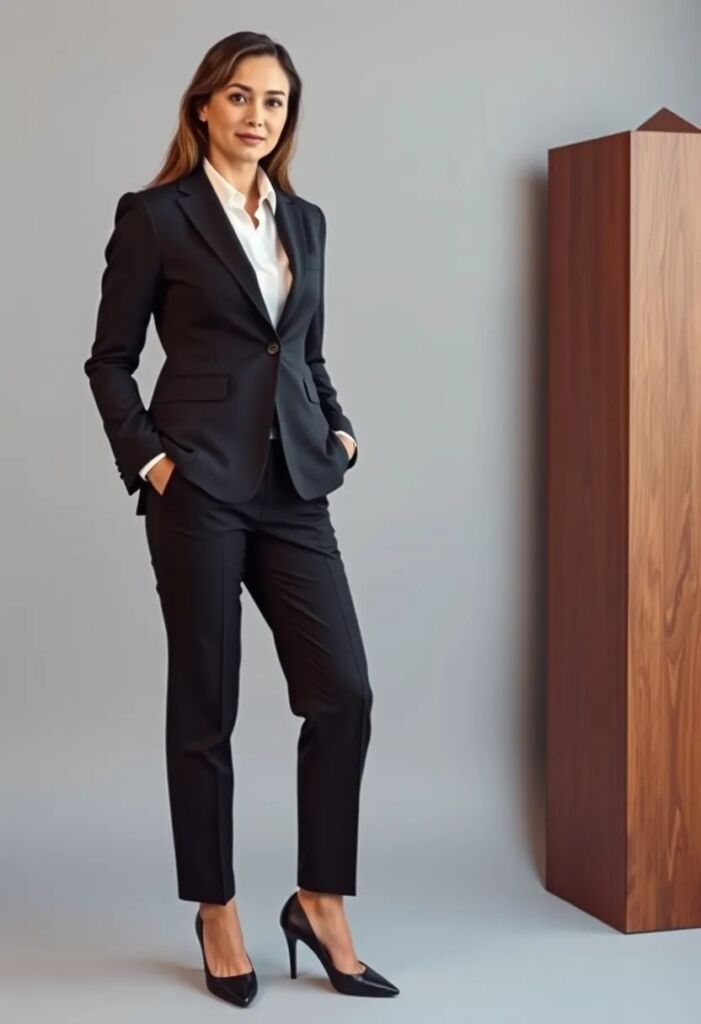 Classic Tailored Suit Timeless Professionalism