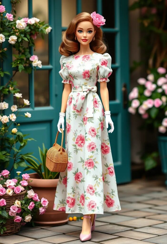 Garden Party Floral Tea-Time Elegance