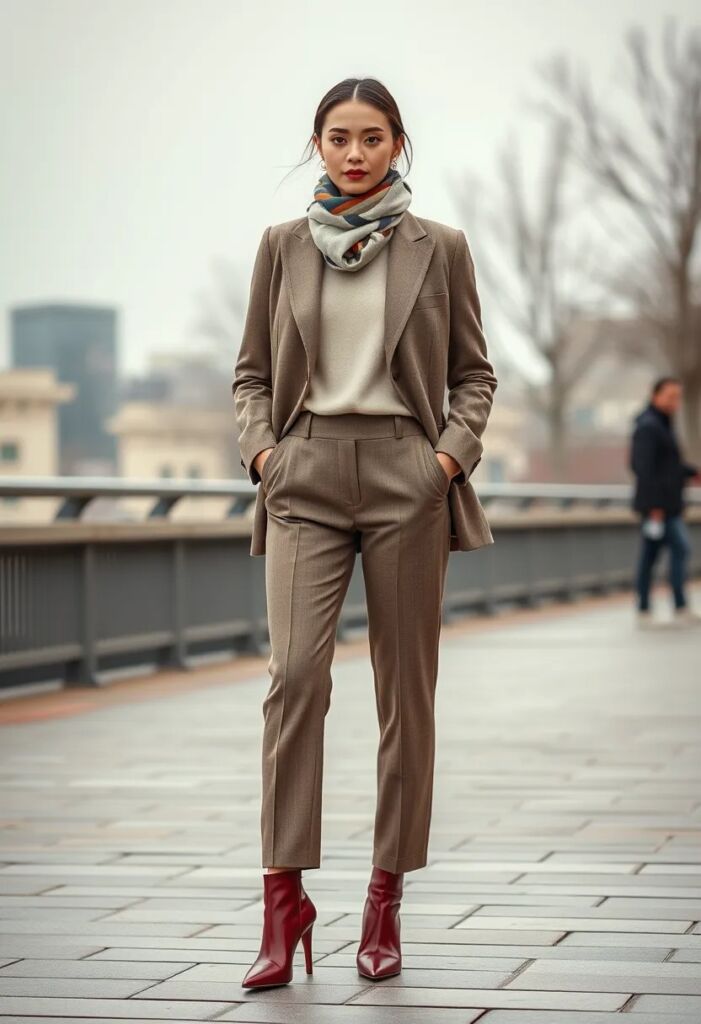 Layered Turtlenecks Winter-Ready Sophistication