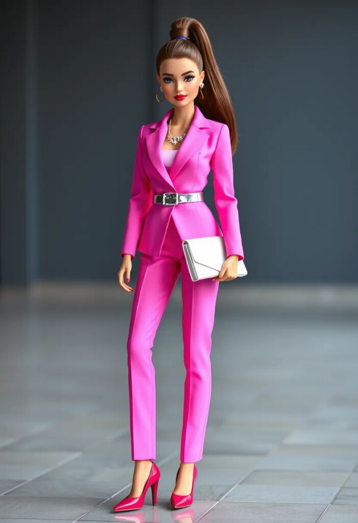 Pink Power Suit Channel Your Inner CEO