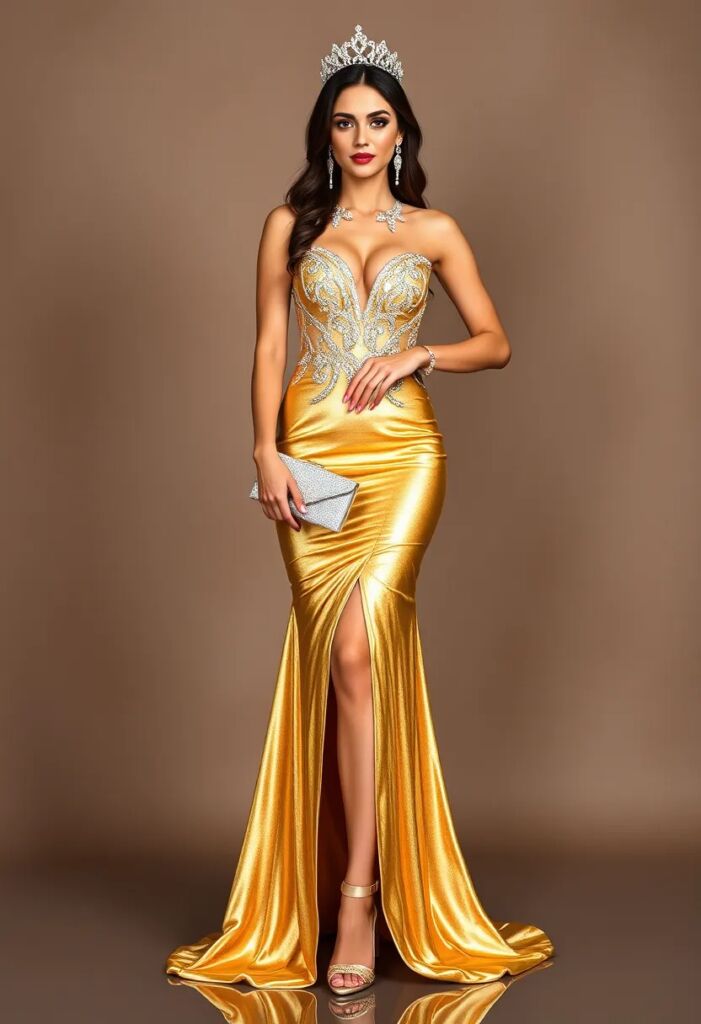 Royal Gold and Diamond Glam