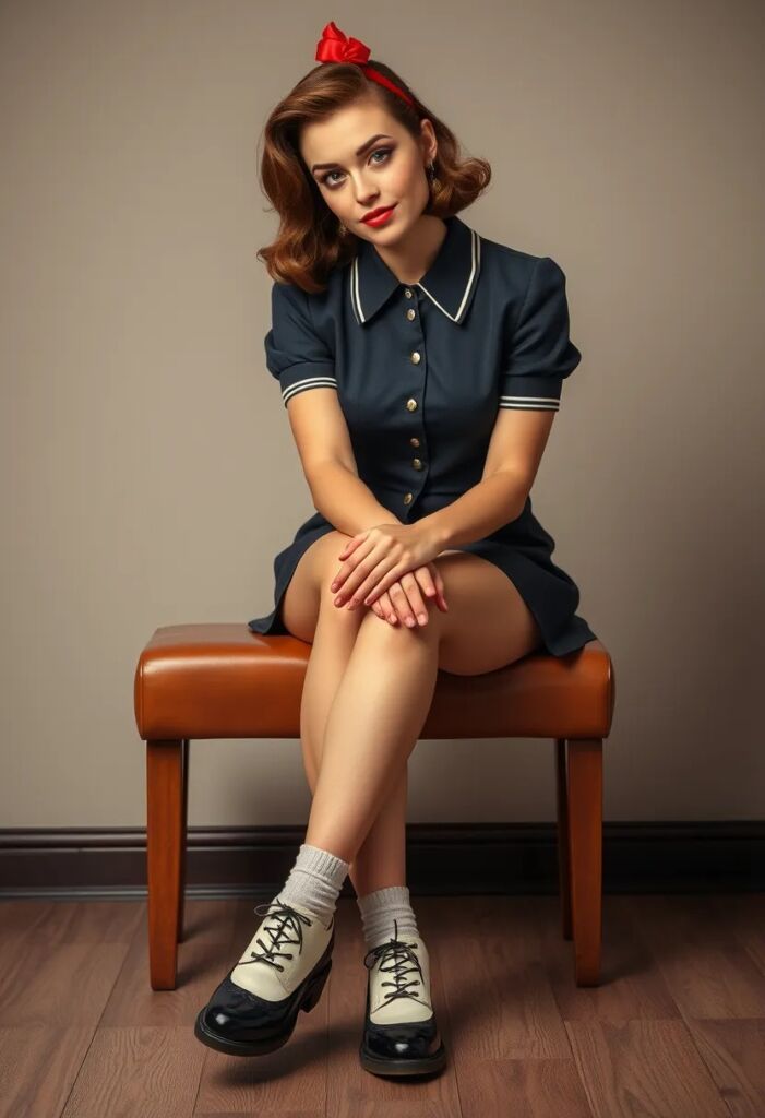 Saddle Shoes Retro Footwear