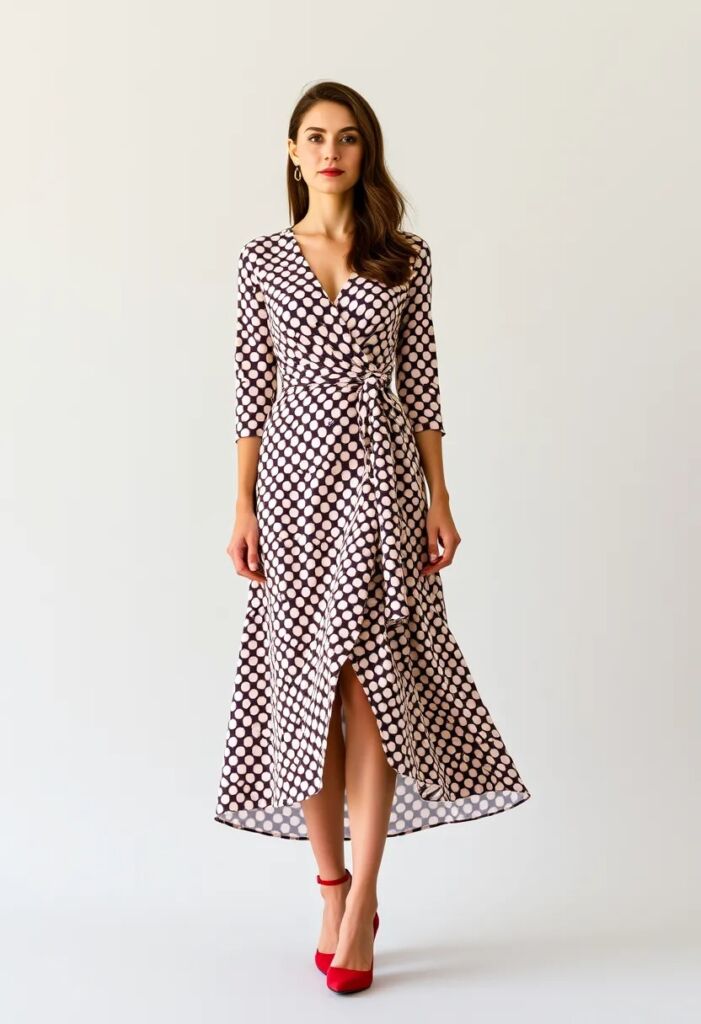 The Midi Wrap Dress