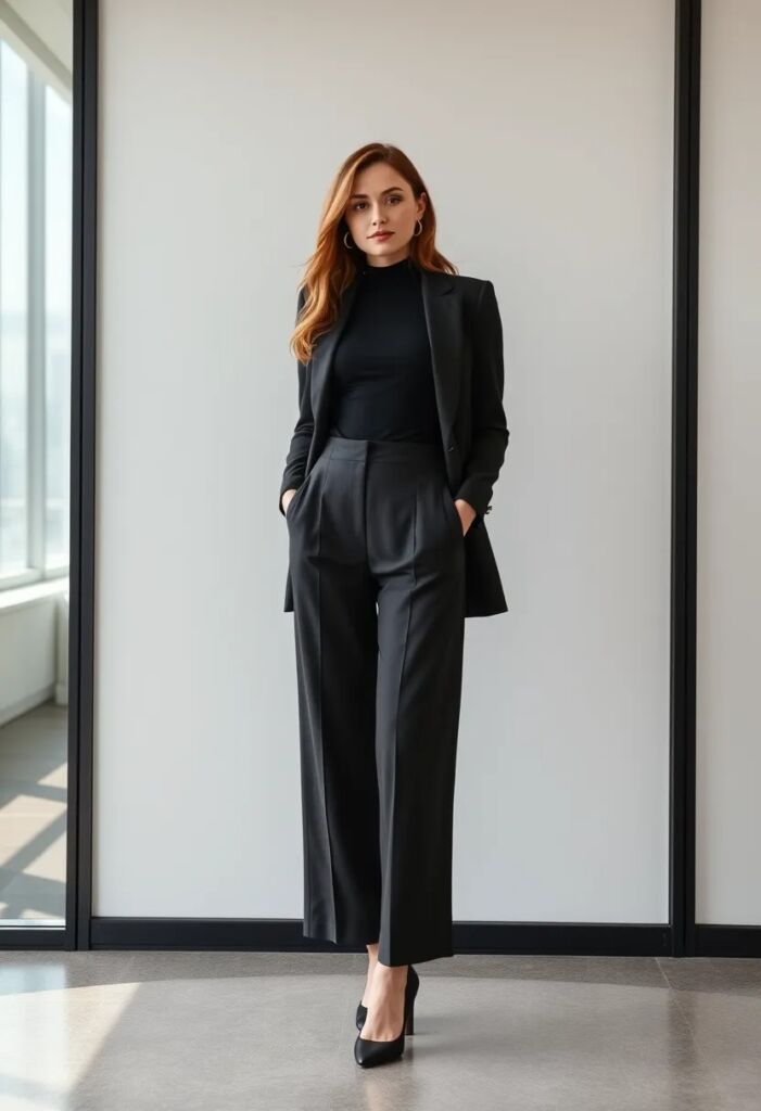 Wide-Leg Culottes & Fitted Top