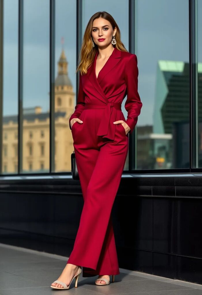 Sleek Jumpsuit & Heeled Sandals