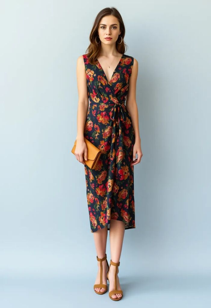 70s Inspired Wrap Draping