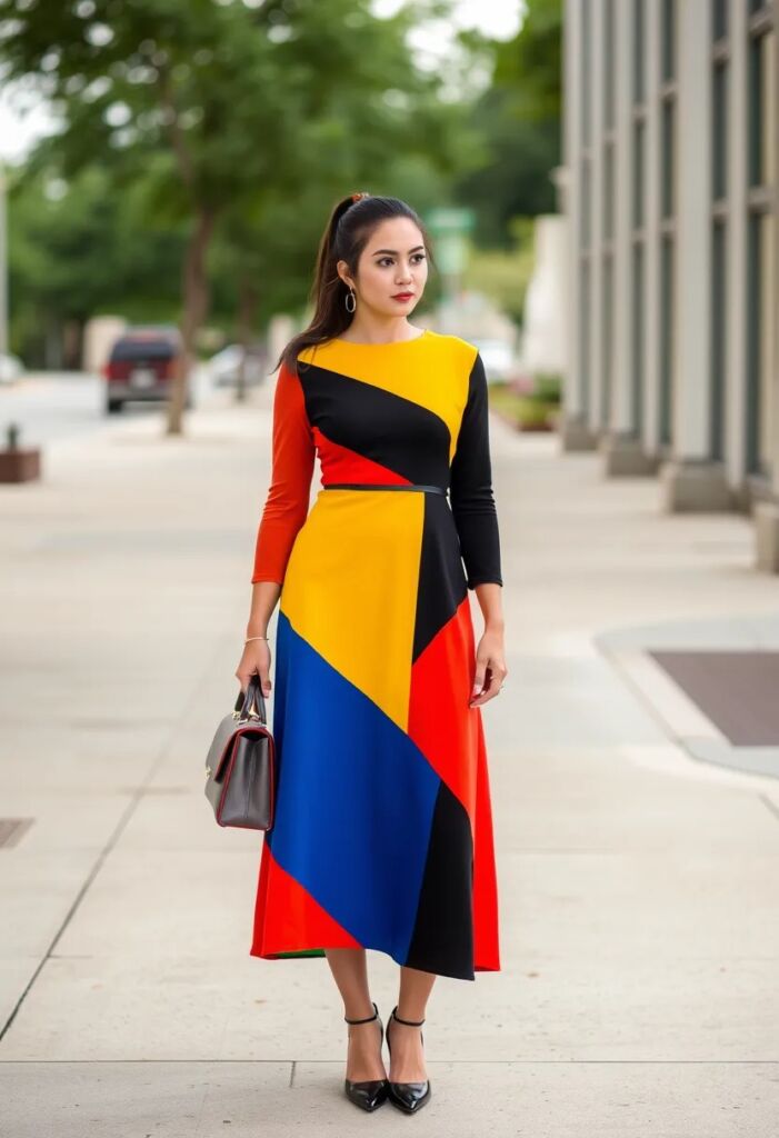 Bold Color Block Confidence