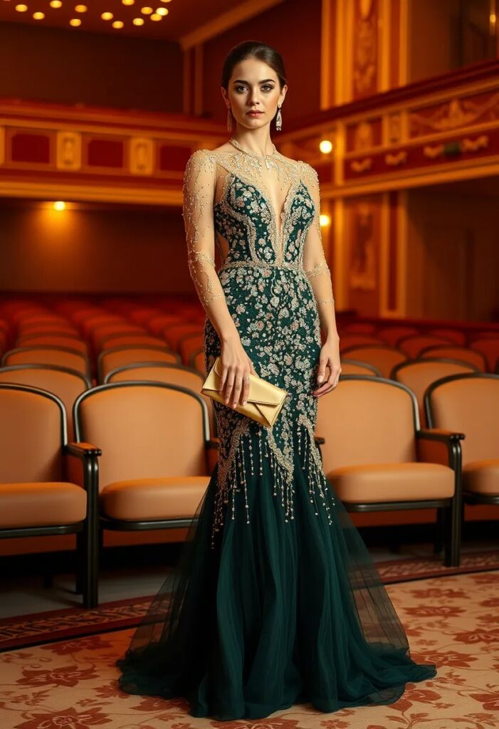 Dazzling Sequins & Beadwork Capturing the Stage Lights