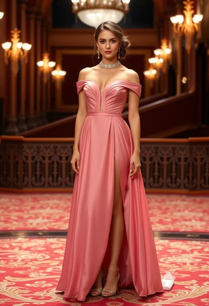 Off-the-Shoulder Romance Classic Neckline Charm