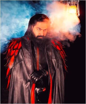 Black & red gothic leather cloak with dramatic devil wings for a dark fantasy look.

Perfect for Halloween, cosplay, LARP, and gothic events.

Handmade from premium leather for lasting quality and comfort.

Hooded design adds mystery and theatrical flair to any costume.

Exclusive CreedLeather.com creation, unique and custom-made.