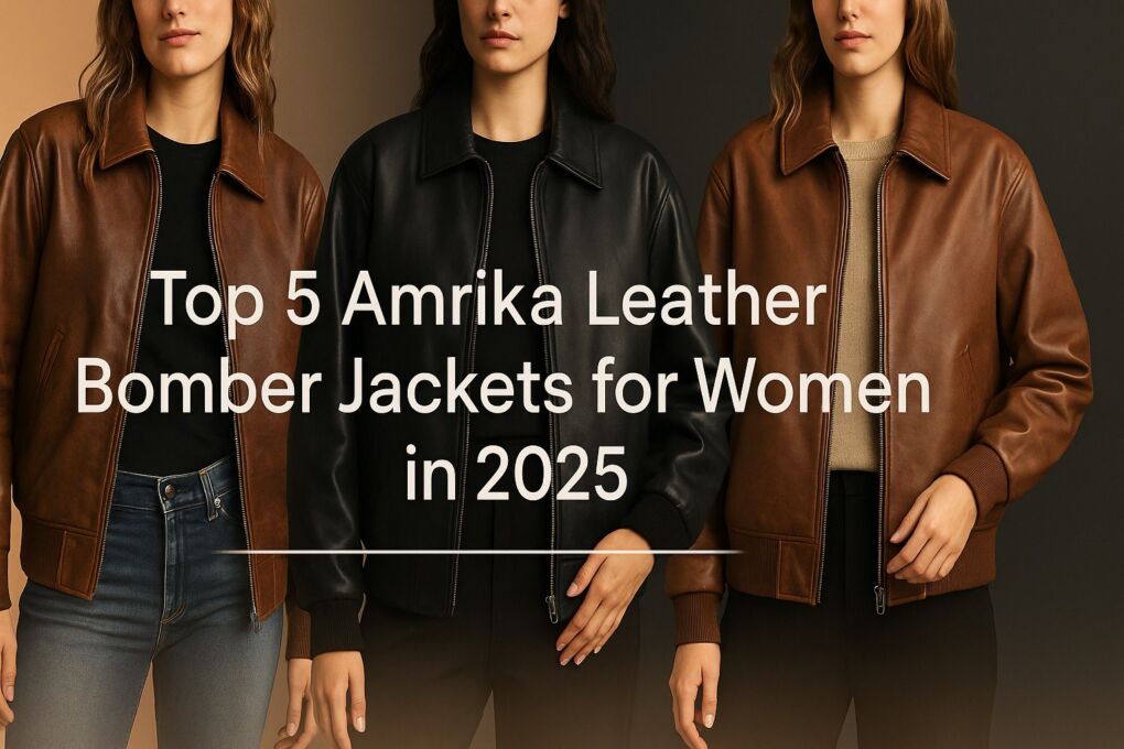 Top 5 Amrika Leather Bomber Jackets for Women in 2025