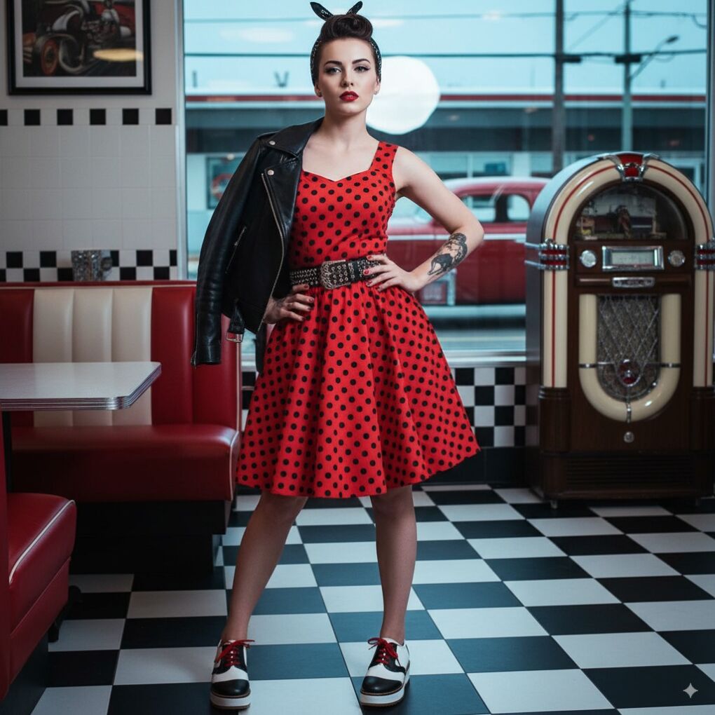 The Edgy 1950s Rockabilly Rebel
