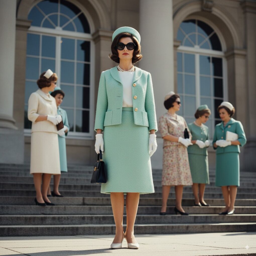 The Sharp 1960s Jackie Kennedy Suit Set