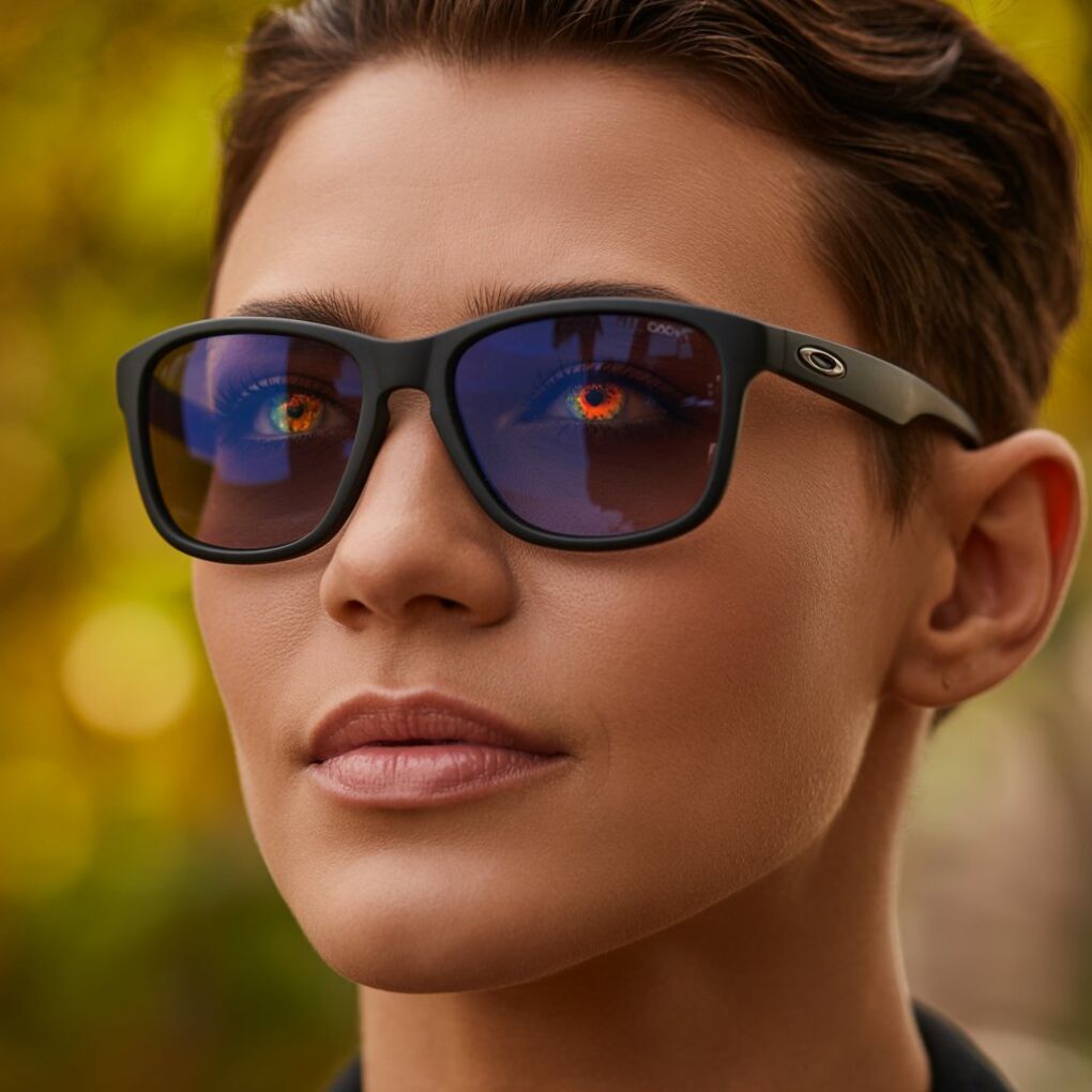 Oakley Sunglasses and Colorblends Contacts for Style