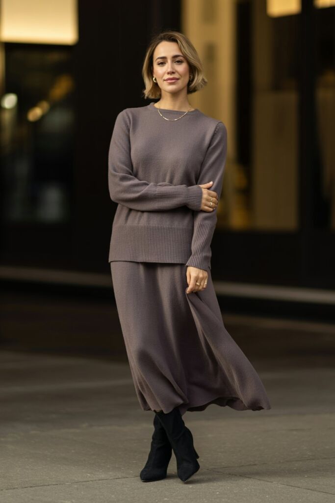 Chic Knit Set Coordination