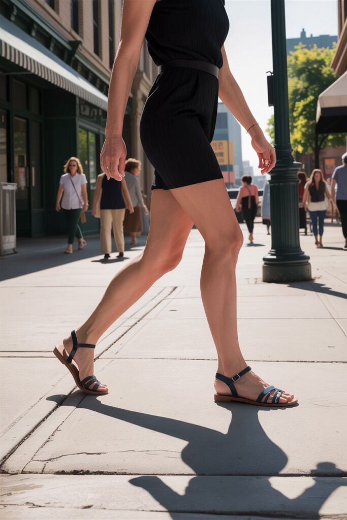 Broken Strap Sandal (The I'll Just Wiggle My Toe Walk of Shame)