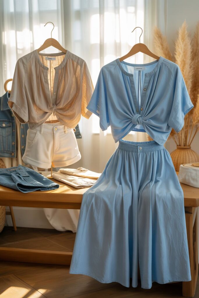 Classic Linen Blouses for Hot Weather