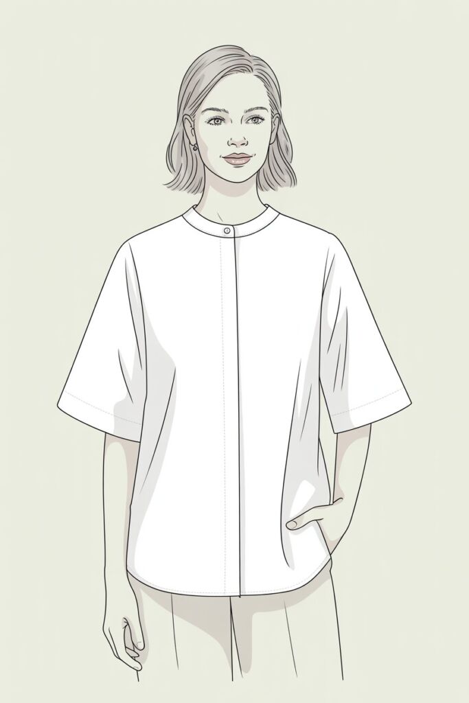 elbow-sleeve-daily-wear-blouse
