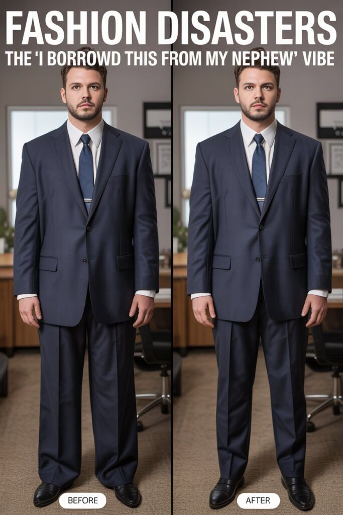 Ill-Fitting Suit (The I Borrowed This From My Nephew Vibe)