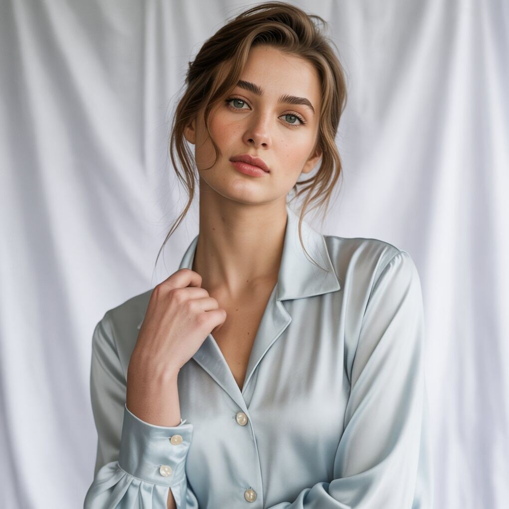Light Blue Blouse Styling
