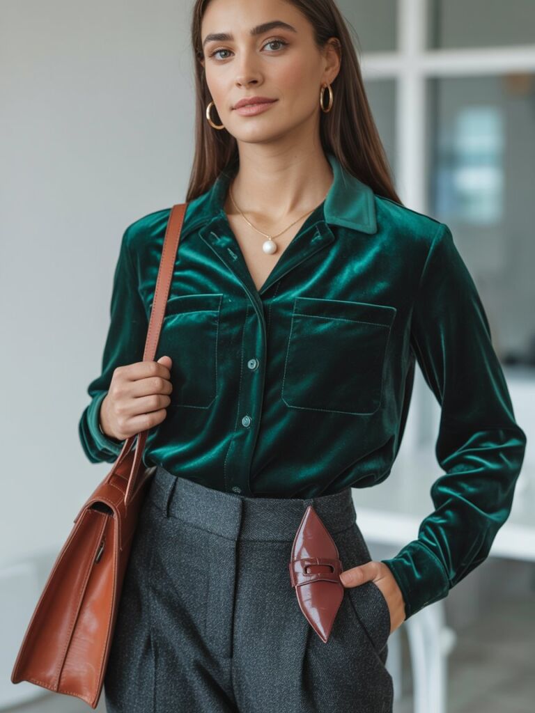 Office Chic Blouse Look