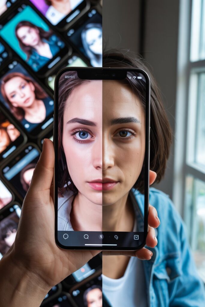 Over-Filtering Selfies (The Who Is This Alien Effect)