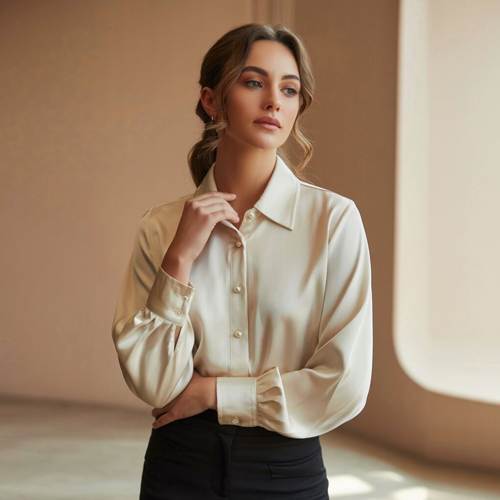 Styling Cream Blouses