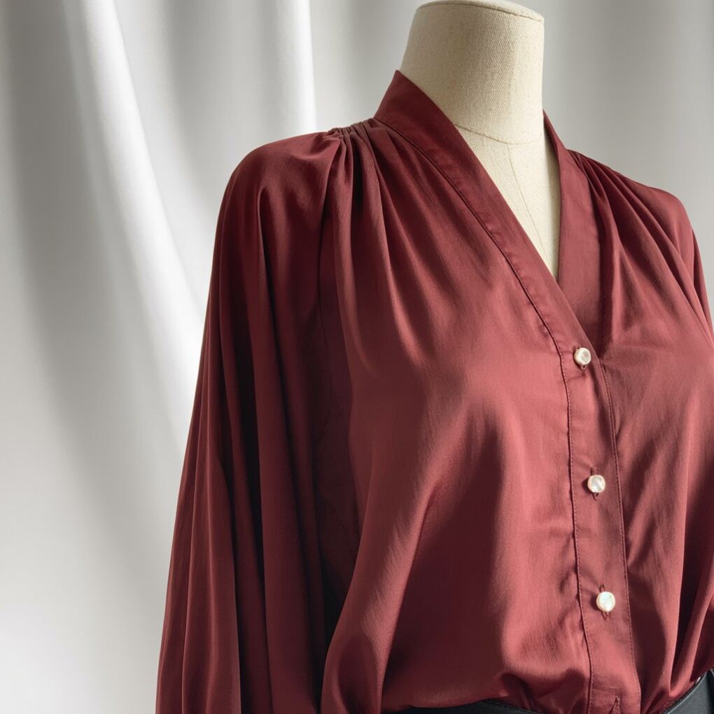 Styling a Burgundy Blouse
