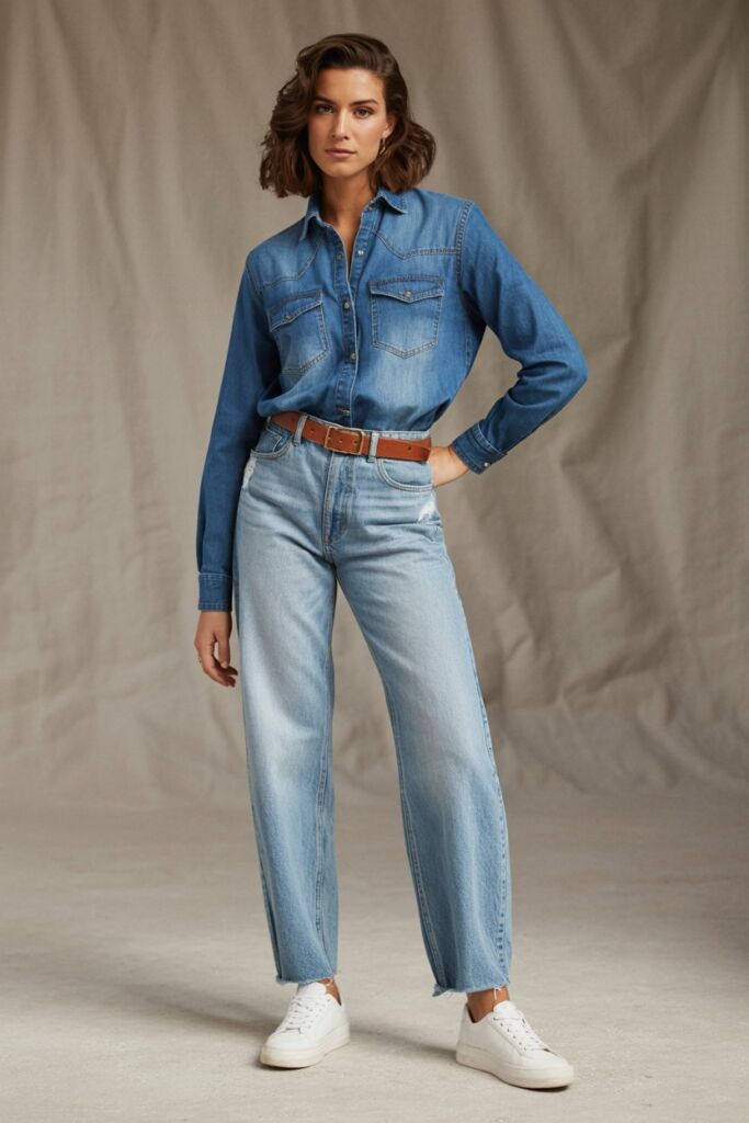 The Double Denim Done Right