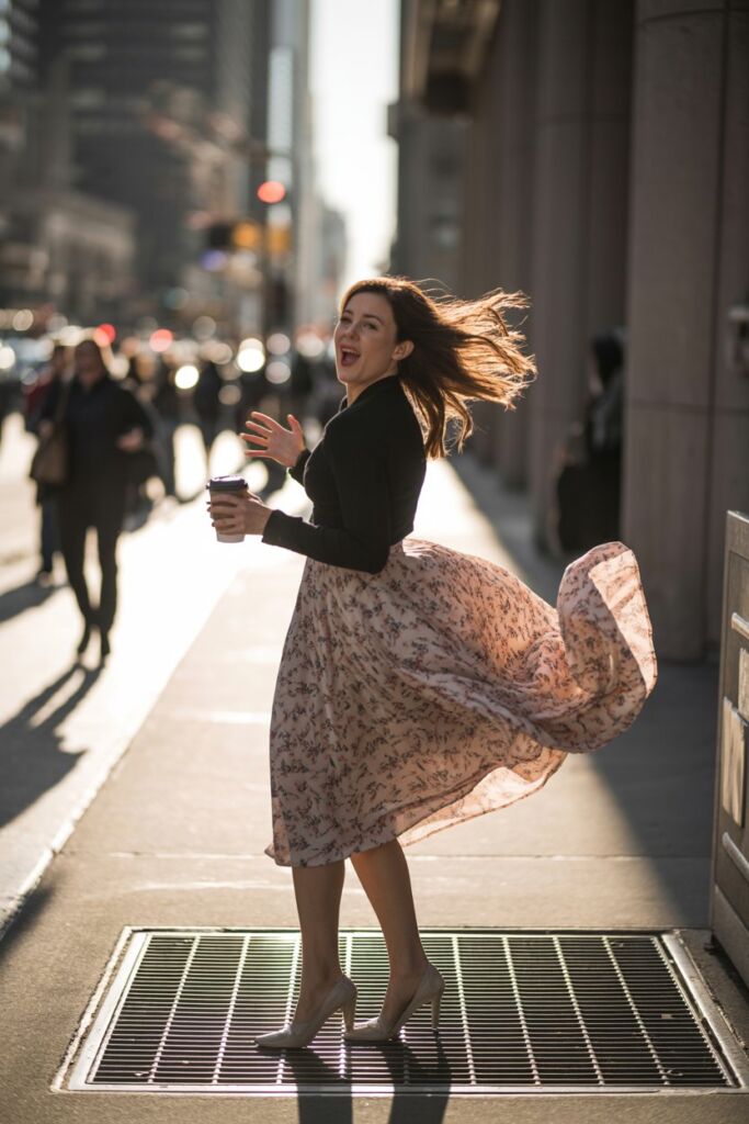 Wind-Blown Skirt (The Hold My Drink Flashdance)