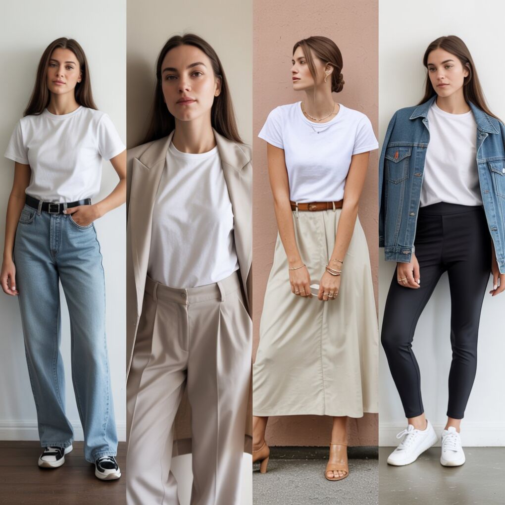 5 Ways to Style a Single White Tee for a Whole Week