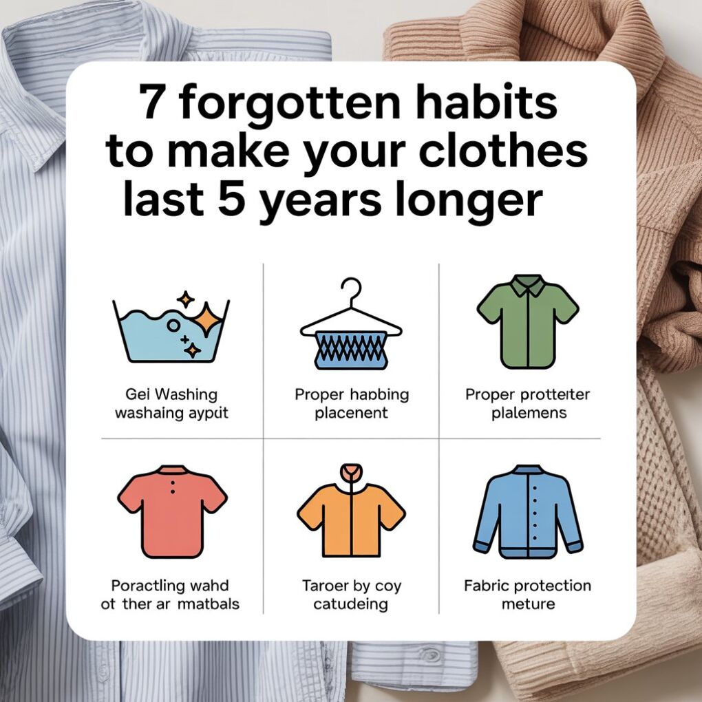 7 Forgotten Habits to Make Your Clothes Last 5 Years Longer