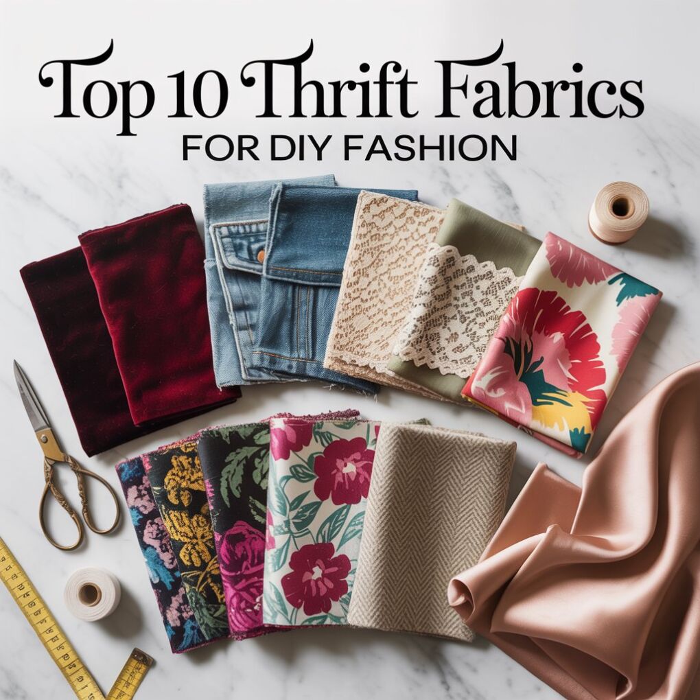 Top 10 Thrift Fabrics for DIY Fashion